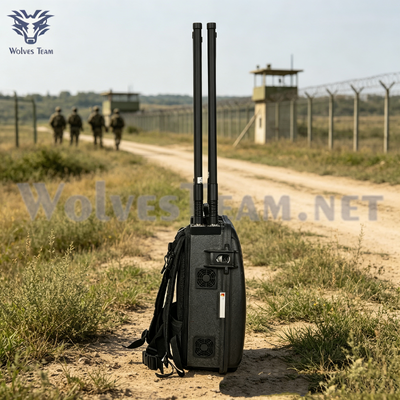 Battery Built In 8 Bands Max 200W VHF UHF Mobile Phone Backpack