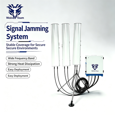 Détecteur de signal extérieur imperméable à l'eau IP65 de 14 bandes de 600 W Détecteur de signal RF pour 4G LTE 5G WiFi GPS Blocage