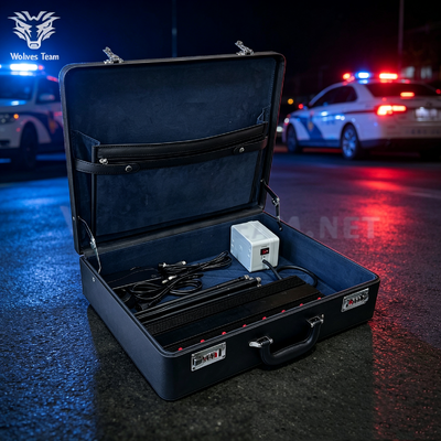 Suppresseur de signal de bureau portable en mallette pour interventions d'urgence et patrouilles sur le terrain