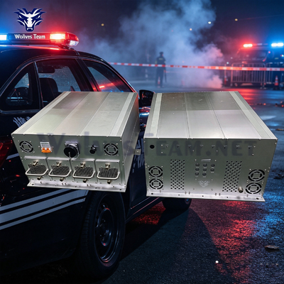 Détecteur de bruit de signal monté sur véhicule 400W Haute puissance 8 bandes 500‐1000M Blocage de distance de blindage pour GPS WiFi Bluetooth 3G 4G 5G