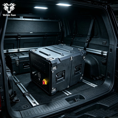 Suppresseur de signal RF extérieur 600W 12 bandes monté sur véhicule pour convois VIP et missions de sécurité sur le terrain