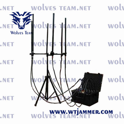 Portable personnaliser le signal de fréquence imperméable à l'eau brouilleur extérieur tous les brouilleurs de signal de téléphone cellulaire