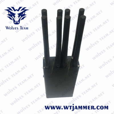 Brouilleur tenu dans la main portatif du signal 8W de WiFi2.4g GPSL1 GSM 30m