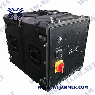 Détecteur de signaux RF portable pour téléphones portables Détecteur de signaux radio pour véhicules à haute puissance Détecteur de bombes avec système de détection de convoi DDS