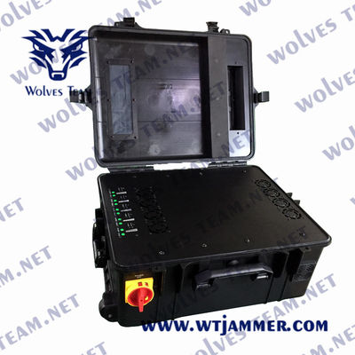 brouilleur imperméable de bourdon d'UAV de signal des brouilleurs rf de bourdon de 2500m anti