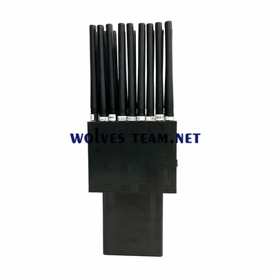 18 bandes Portable 2G 3G 4G 5G Brouilleur Tout GPS L1 L2 L5 Localisateur WiFi GPS RF 315/433/868MHz Brouilleur jusqu'à 30M