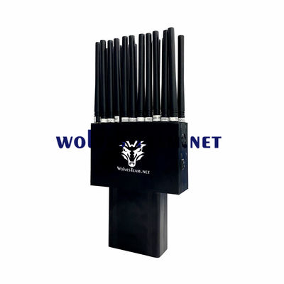 22 bandes 22W RF signal brouilleur téléphone cellulaire GSM 3G 4G 5G Wifi GPS Localisateur