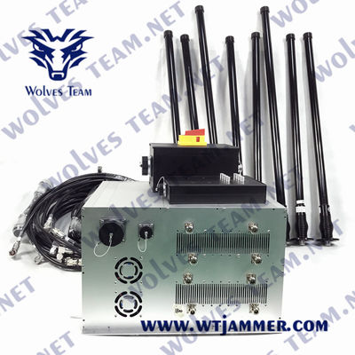 AC240V IED Bomb Jammer CDMA GSM 3G 4G 5G GPS 8 bandes 5dBi