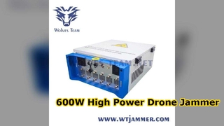 Brouilleur extérieur imperméable de signal de téléphone portable de bandes de la puissance élevée 12 cellulaires de 240W GSM pour l'usine chimique