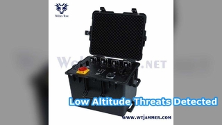 brouilleur de sac à dos de sécurité de protection de VIP de signal de téléphone portable de GPS WIFI de puissance élevée de 200M