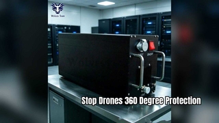 Module amplificateur de puissance RF anti-drone 50 W, avec antenne omnidirectionnelle, couverture complète à 360 °, usine