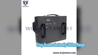 Suppresseur de signal UAV portable léger noir à basse altitude, portable, extérieur, vol à basse altitude