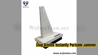 Brouilleur de drone de style bouclier avec batterie, fréquence et puissance personnalisables, conception portable