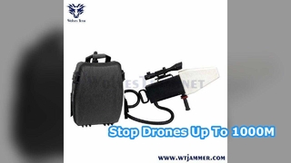 Brouilleur de drone WiFi et GPS à 3 canaux de type combiné jusqu'à 1 000 M pour l'extérieur