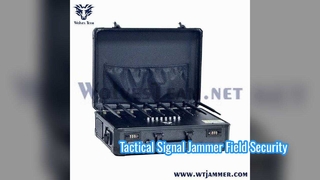 Suppresseur de signal tactique portable pour les canaux personnalisables des forces de l'ordre et des patrouilles sur le terrain
