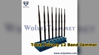 Le bloqueur de signal de téléphone portable réglable à 8 canaux de bureau bloque les signaux WiFi et Bluetooth pour éliminer