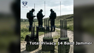 Brouilleur de signal de sac à dos de puissance élevée de 8 bandes pour le bloc de protection de sécurité VIP GPS et signe de téléphone portable