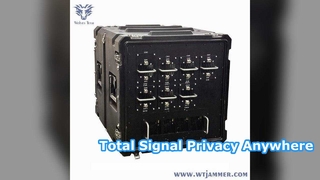 brouilleur portatif de signal de téléphone portable de puissance élevée de brouilleur de bombe de véhicule de forces armées de 600W 12 bandes