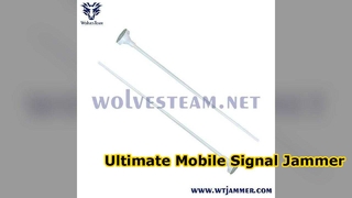 Antenne brouilleur de signal blanche
