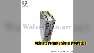 Brouilleur tenu dans la main léger de signal de 12 canaux de 12 watts 2G 3G 4G WiFi GPS 315 433MHz Signa de téléphone portable